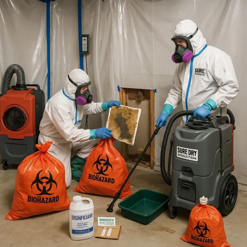 Contaminated Water Handling Protocols process in Onarga, IL